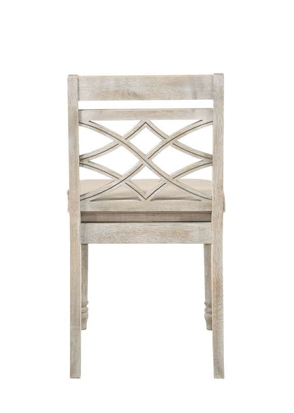 ACME Furniture - Cillin Side Chair (Set of 2) - Antique White - DN01806 veiw 4