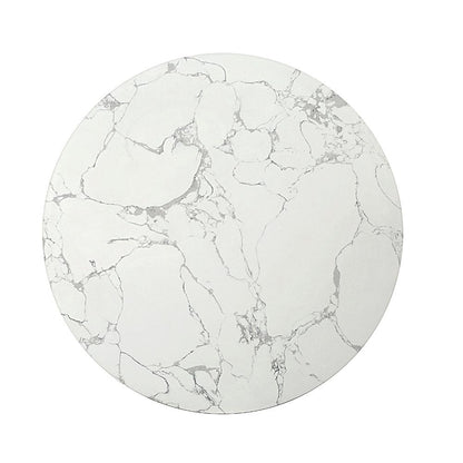 ACME Furniture - Clayten Coffee Table - White Natural Marble Top & Espreeso Finish - LV03945 view 2