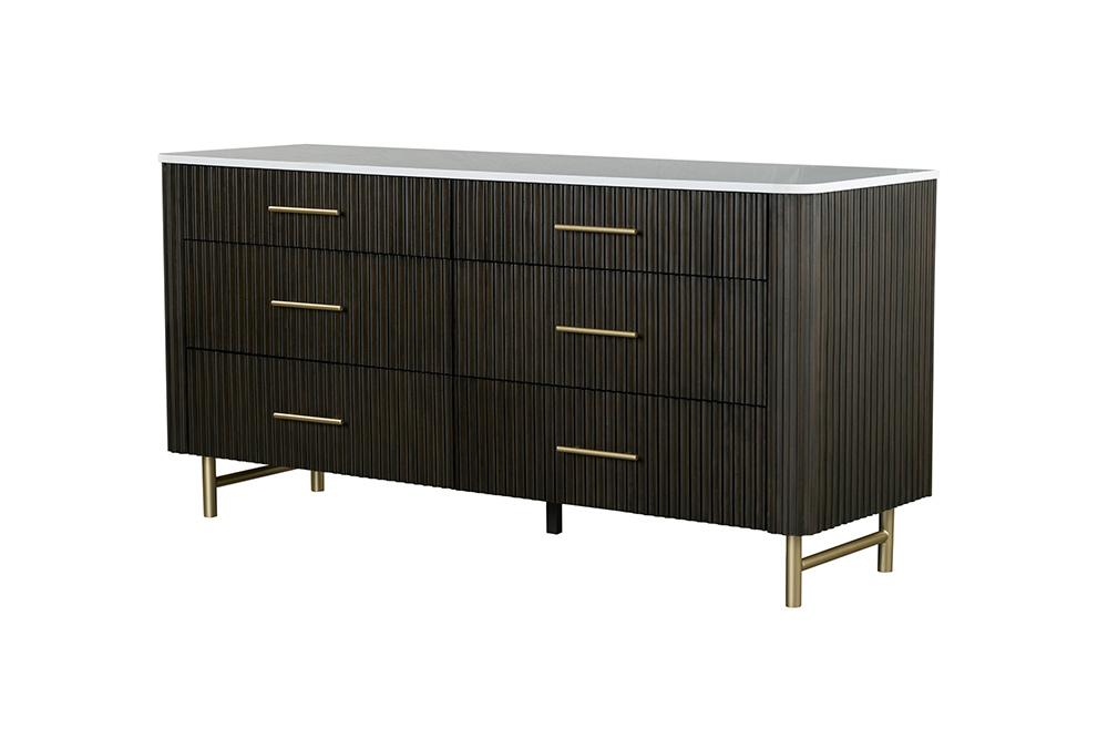 ACME Furniture - Clayten Dresser - Marble Top & Espreeso Finish - BD04095 view 1