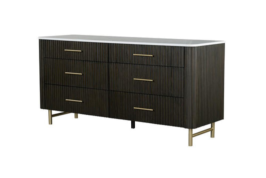 ACME Furniture - Clayten Dresser - Marble Top & Espreeso Finish - BD04095 view 1