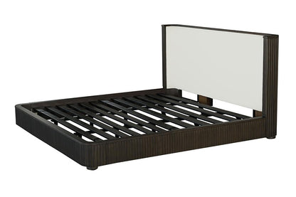 ACME Furniture - Clayten Eastern King Bed - Fabric & Espreeso Finish - BD04091EK veiw 1