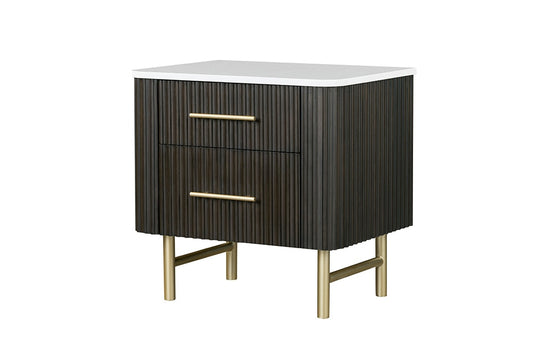 ACME Furniture - Clayten Nighstand - Marble Top & Espreeso Finish - BD04093 view 1