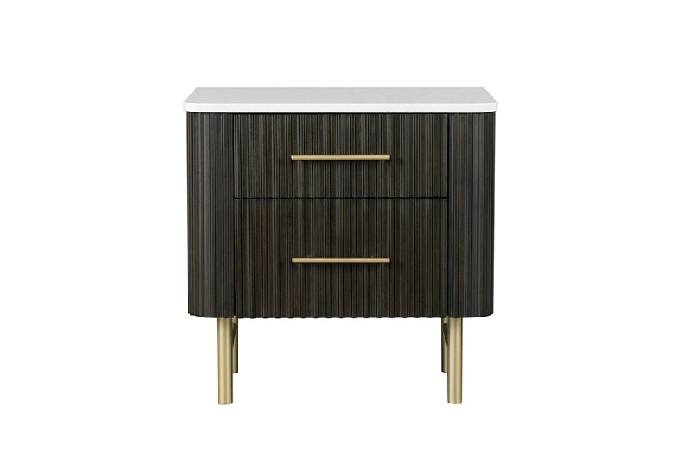 ACME Furniture - Clayten Nighstand - Marble Top & Espreeso Finish - BD04093 view 2