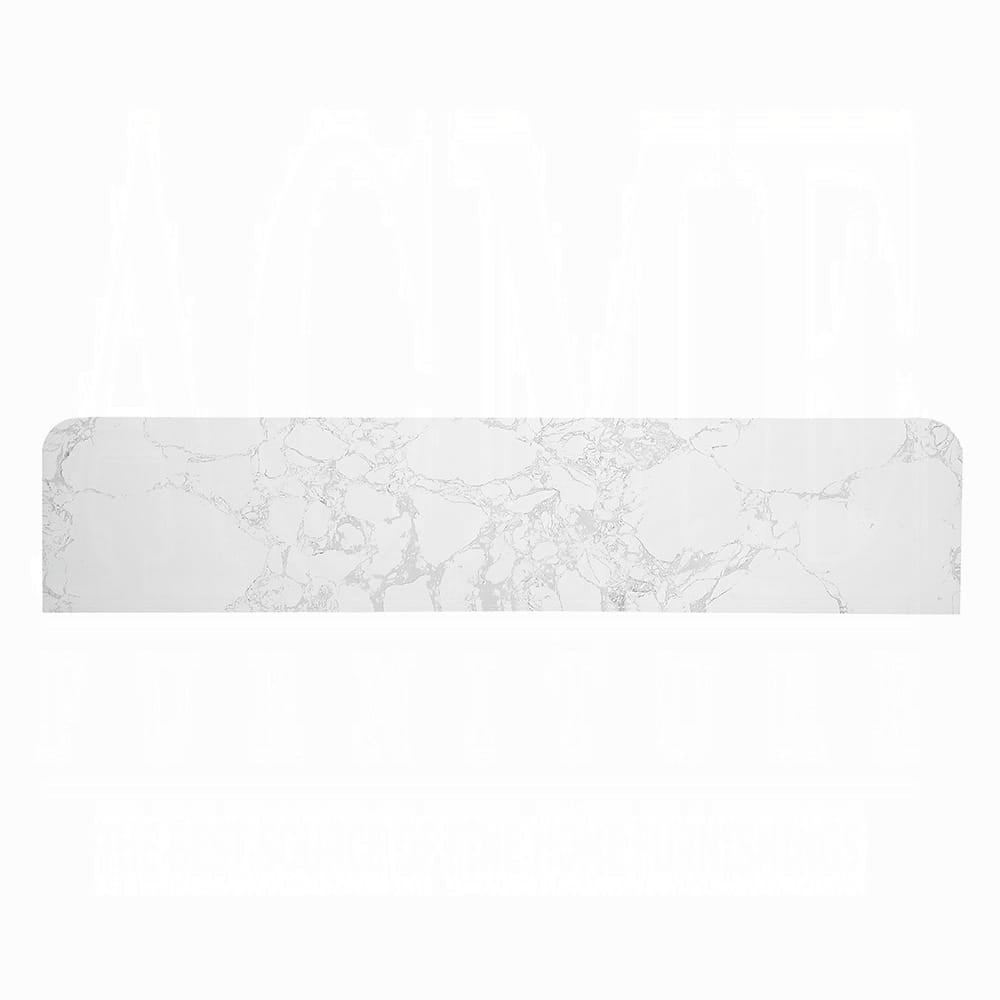 ACME Furniture - Clayten - Server w/Marble Top & Fireplace - White Engineering Marble Top & Espresso  - DN03944 view 6
