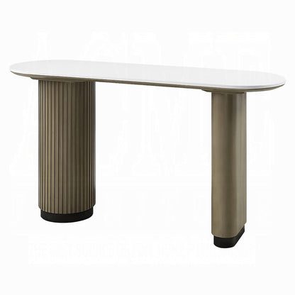 ACME Furniture - Clayten - Sofa Table w/Engineering Top - Engineering Top & Light Oak - LV06197 view 1