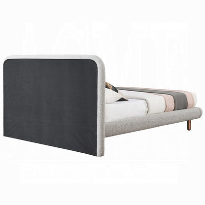 ACME Furniture - Cleo Eastern King Bed - Gray Boucle - BD02471EK view 4