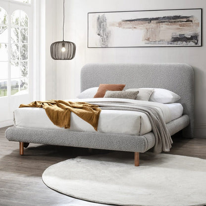ACME Furniture - Cleo Eastern King Bed - Gray Boucle - BD02471EK view 9