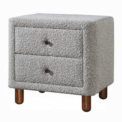 ACME Furniture - Cleo Nightstand - Gray Boucle - BD02473 view 1