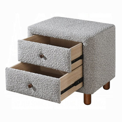 ACME Furniture - Cleo Nightstand - Gray Boucle - BD02473 view 3
