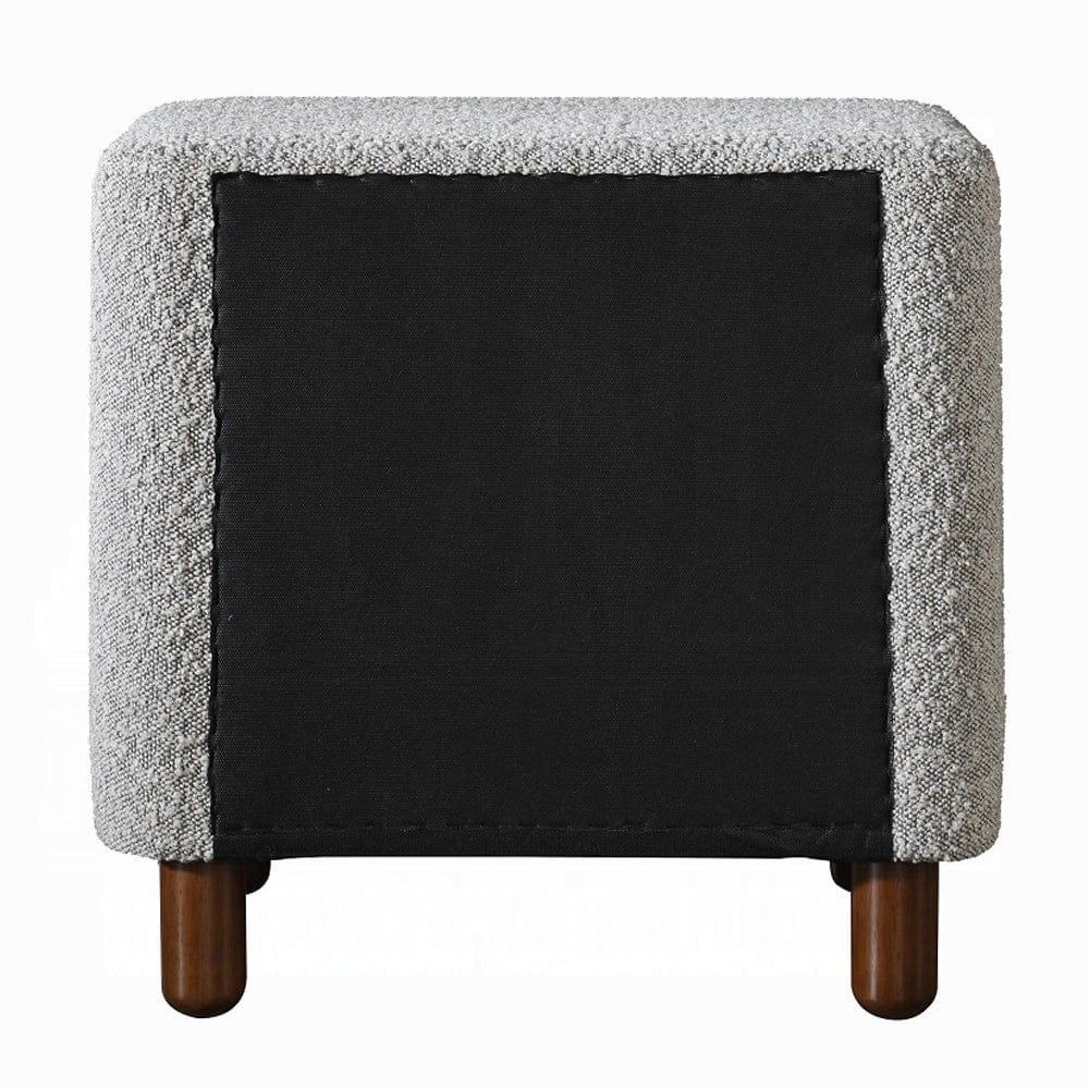 ACME Furniture - Cleo Nightstand - Gray Boucle - BD02473 view 4