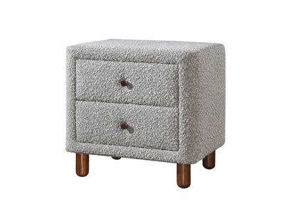 ACME Furniture - Cleo Nightstand - Gray Boucle - BD02473 veiw 1