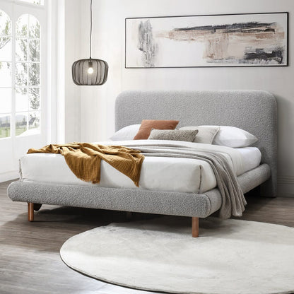 ACME Furniture - Cleo Queen Bed - Gray Boucle - BD02472Q view 6