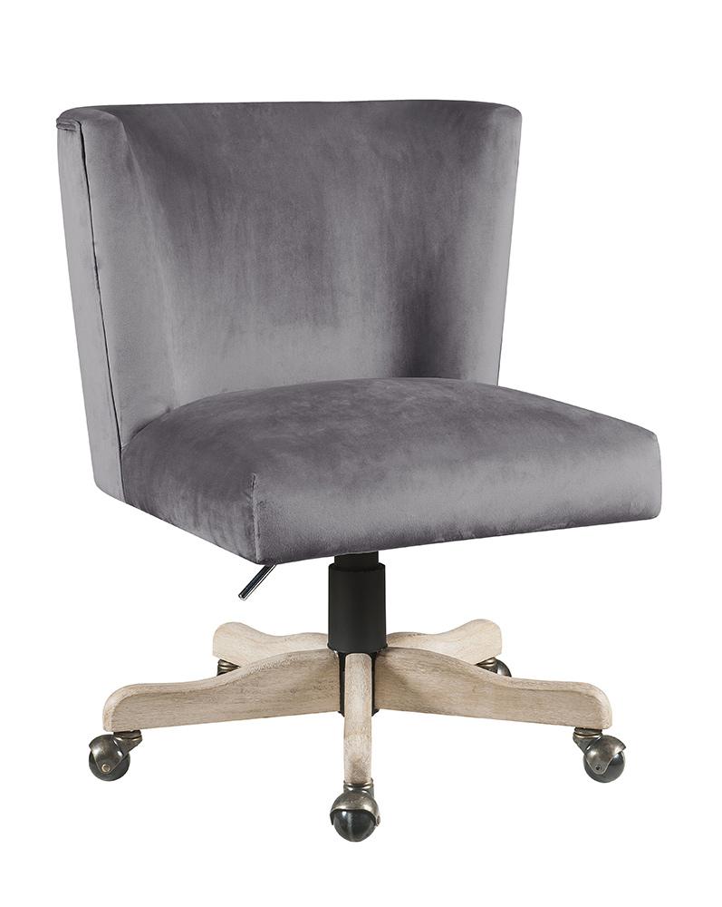 ACME Furniture - Cliasca Office Chair - Gray Velvet - 93073 veiw 1