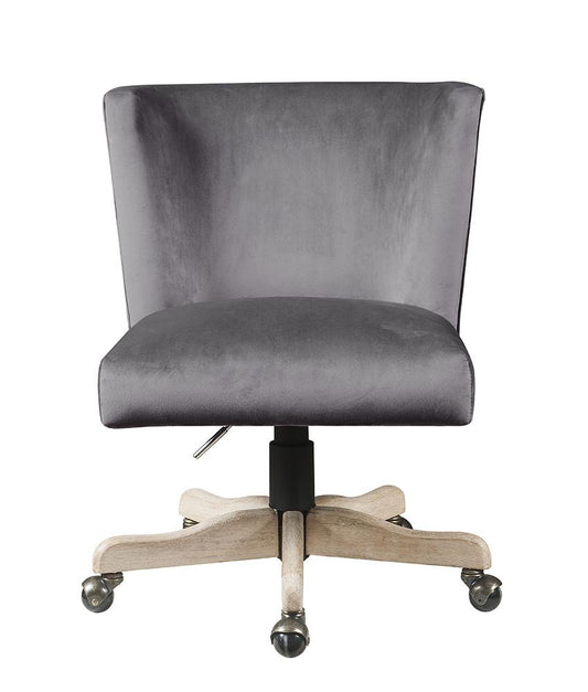 ACME Furniture - Cliasca Office Chair - Gray Velvet - 93073 veiw 2
