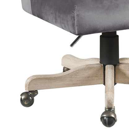 ACME Furniture - Cliasca Office Chair - Gray Velvet - 93073 veiw 3