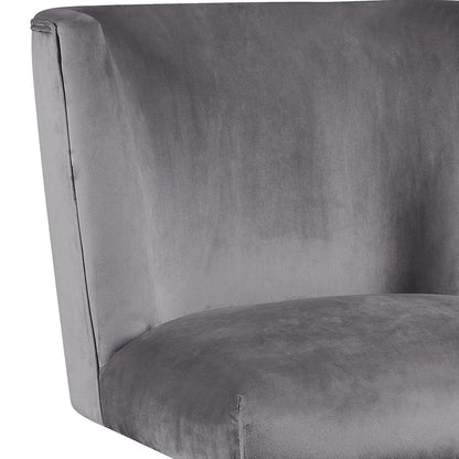 ACME Furniture - Cliasca Office Chair - Gray Velvet - 93073 veiw 4