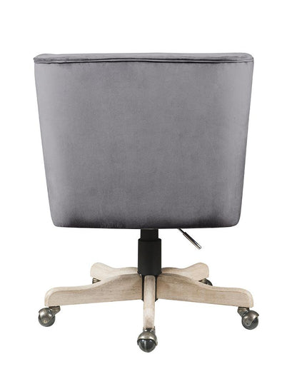 ACME Furniture - Cliasca Office Chair - Gray Velvet - 93073 veiw 5