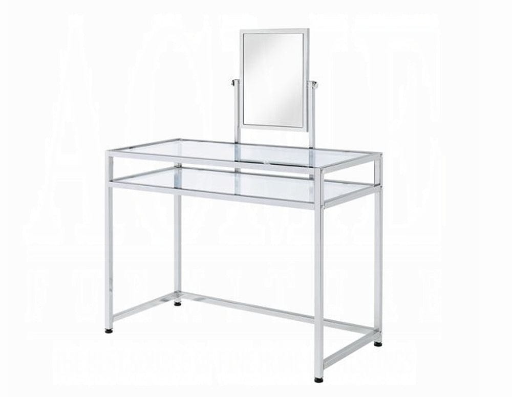 ACME Furniture - Coleen Vanity Desk - Chrome - AC00666 view 1