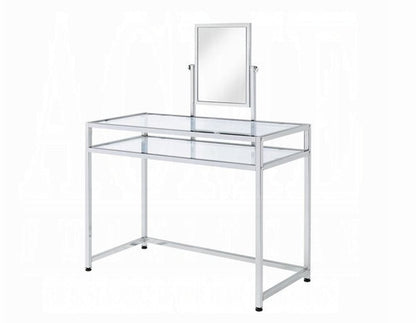 ACME Furniture - Coleen Vanity Desk - Chrome - AC00666 view 1