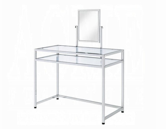 ACME Furniture - Coleen Vanity Desk - Chrome - AC00666 view 1