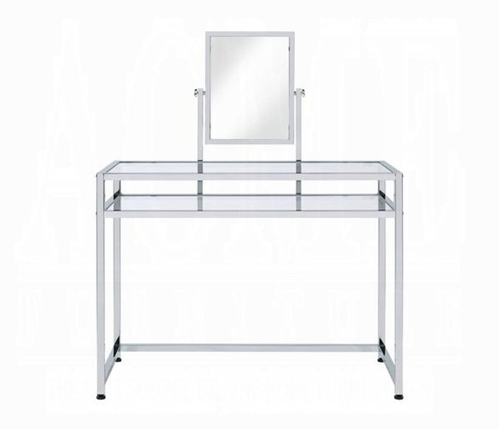 ACME Furniture - Coleen Vanity Desk - Chrome - AC00666 view 2
