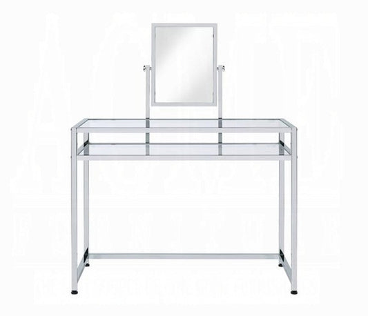 ACME Furniture - Coleen Vanity Desk - Chrome - AC00666 view 2