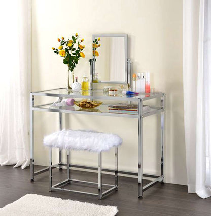 ACME Furniture - Coleen Vanity Desk - Chrome - AC00666 view 6
