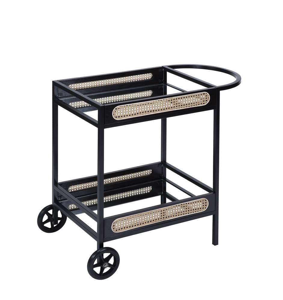 ACME Furniture - Colson Serving Cart - Black  - AC01082 veiw 2