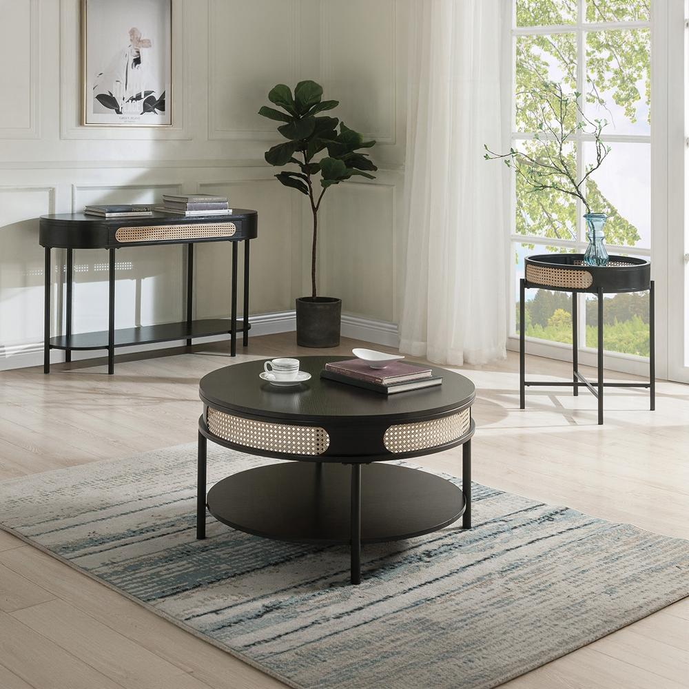 ACME Furniture - Colson Sofa Table - Black Finish - LV01078 veiw 6
