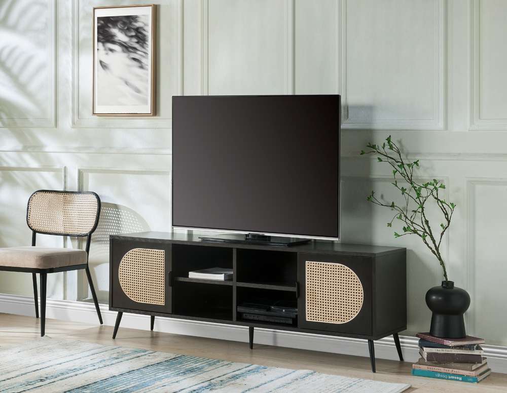 ACME Furniture - Colson TV Stand - Black  - LV01080 veiw 1