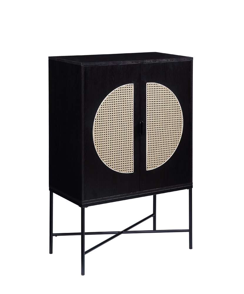 ACME Furniture - Colson Wine Cabinet - Black  - AC01081 veiw 2