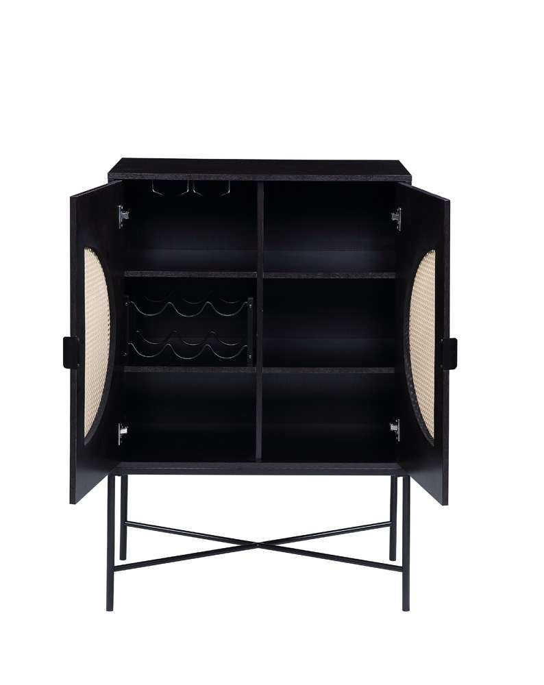 ACME Furniture - Colson Wine Cabinet - Black  - AC01081 veiw 4
