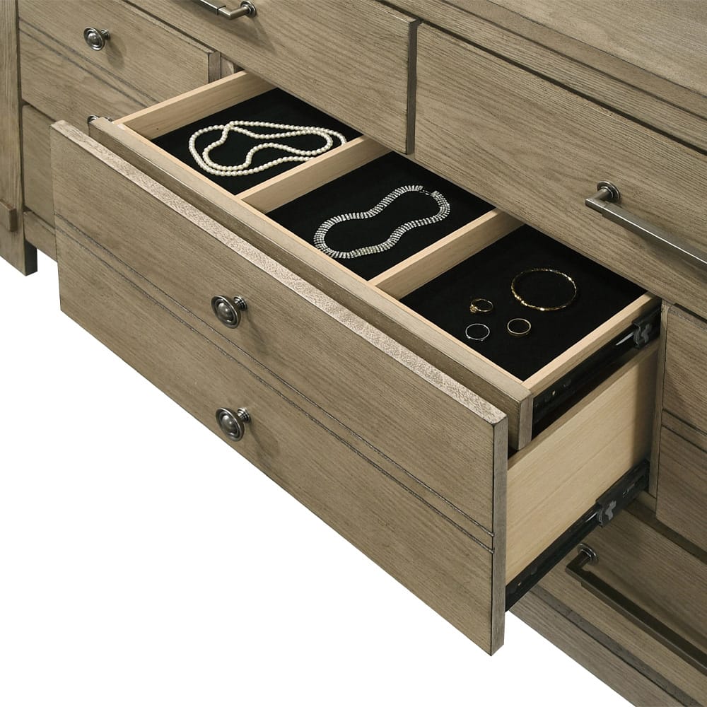 ACME Furniture - Colton - Dresser  - Antique White Oak  - BD05295 view 4