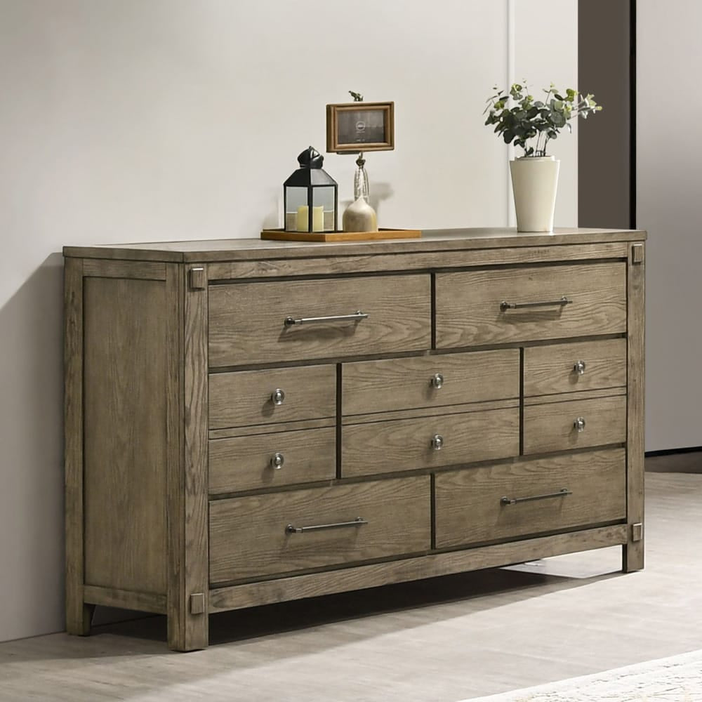 ACME Furniture - Colton - Dresser  - Antique White Oak  - BD05295 view 5