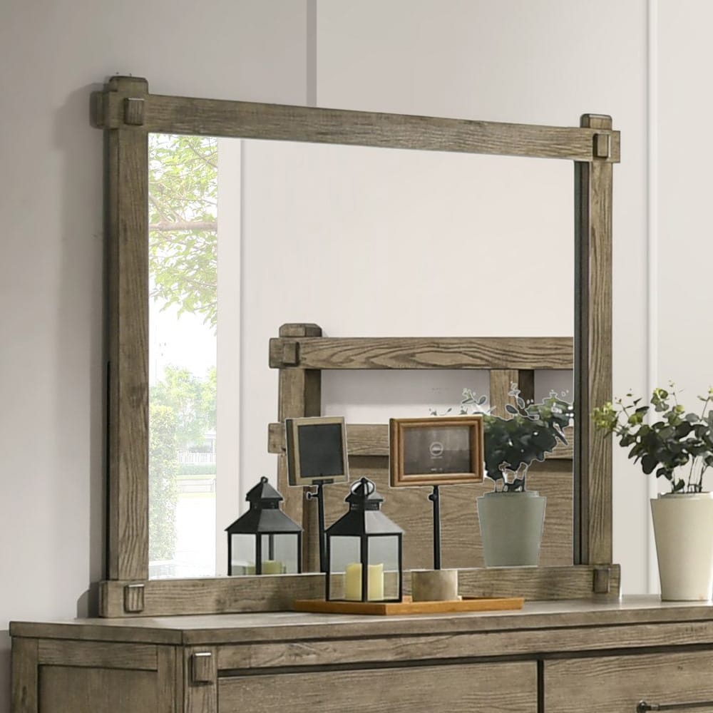 ACME Furniture - Colton - Mirror - Antique White Oak  - BD05294 view 2
