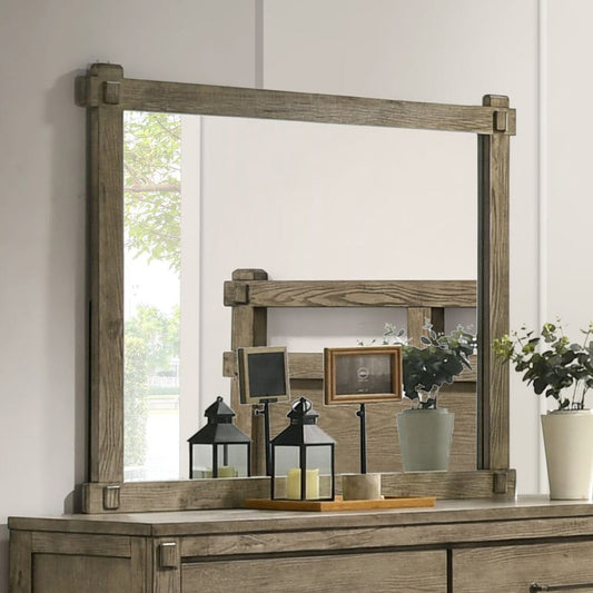 ACME Furniture - Colton - Mirror - Antique White Oak  - BD05294 view 2