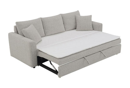 ACME Furniture - Connie Sofa w/Sleeper - Beige Boucle - LV03880 view 5