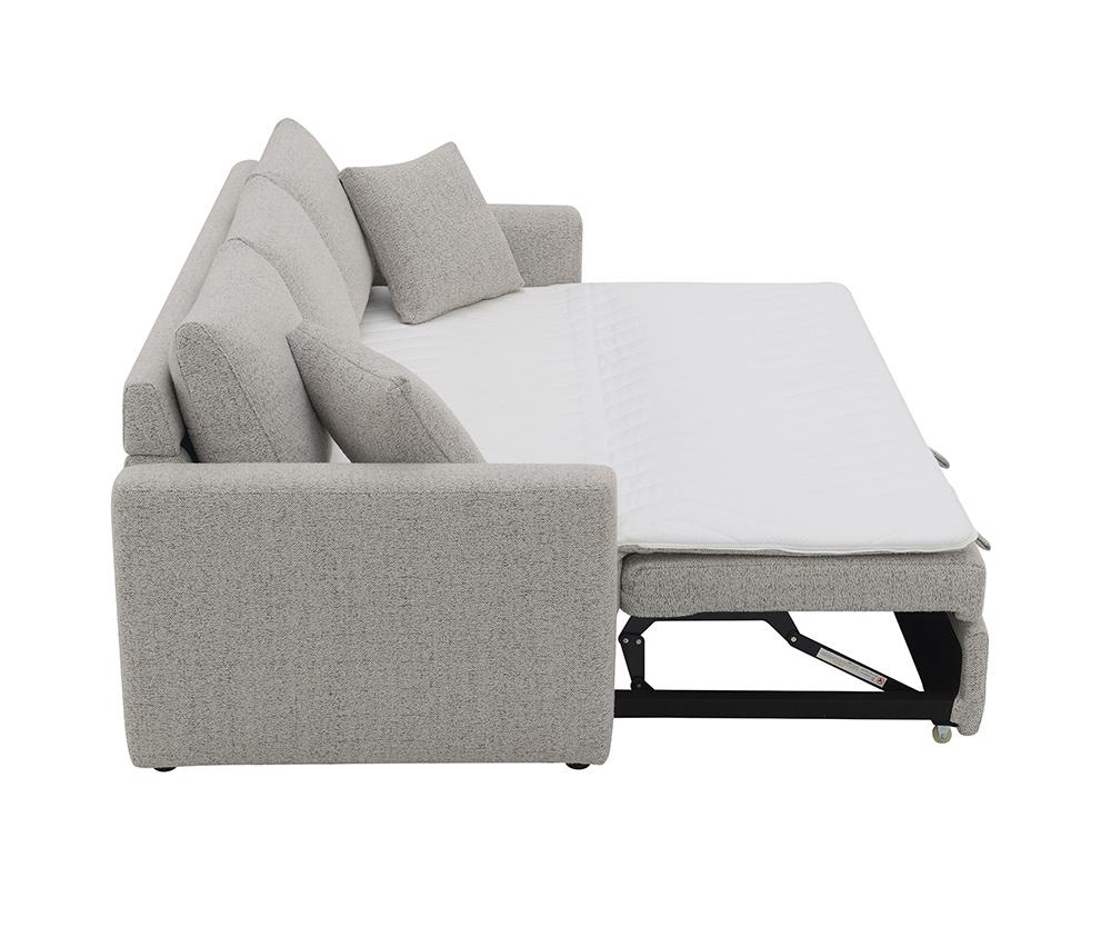 ACME Furniture - Connie Sofa w/Sleeper - Beige Boucle - LV03880 veiw 6