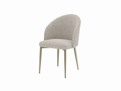 ACME Furniture - Cora Side Chair (Set of 2) - Champange Fabric - DN04296 view 1