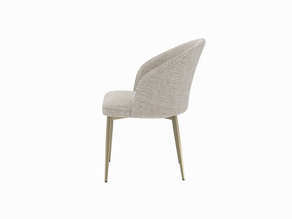 ACME Furniture - Cora Side Chair (Set of 2) - Champange Fabric - DN04296 view 3