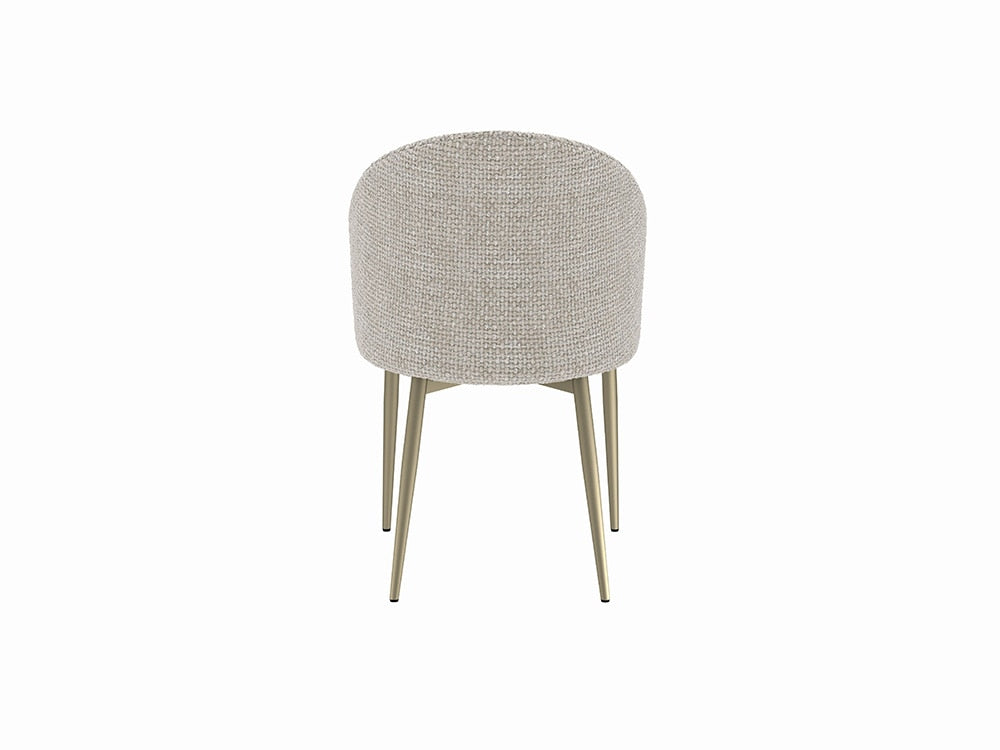 ACME Furniture - Cora Side Chair (Set of 2) - Champange Fabric - DN04296 view 4