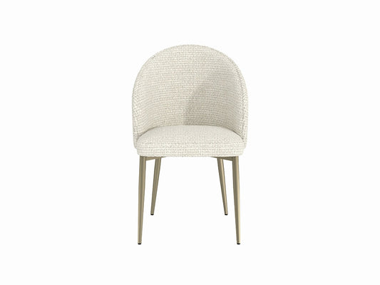 ACME Furniture - Cora Side Chair (Set of 2) - White Fabric - DN04297 view 2