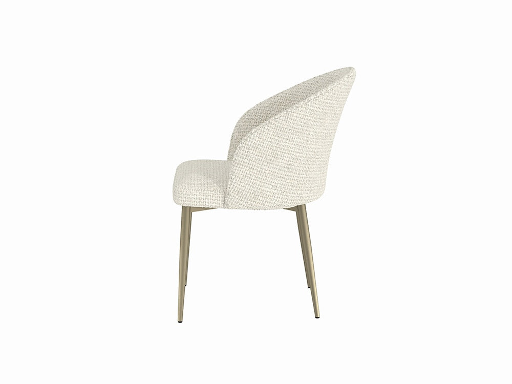 ACME Furniture - Cora Side Chair (Set of 2) - White Fabric - DN04297 view 3