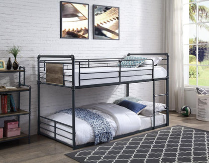 ACME Furniture - Cordelia Bunk Bed (T/T) - Antique Oak, Sandy Black & Dark Bronze Hand-Brushed Finish - 38285 veiw 3
