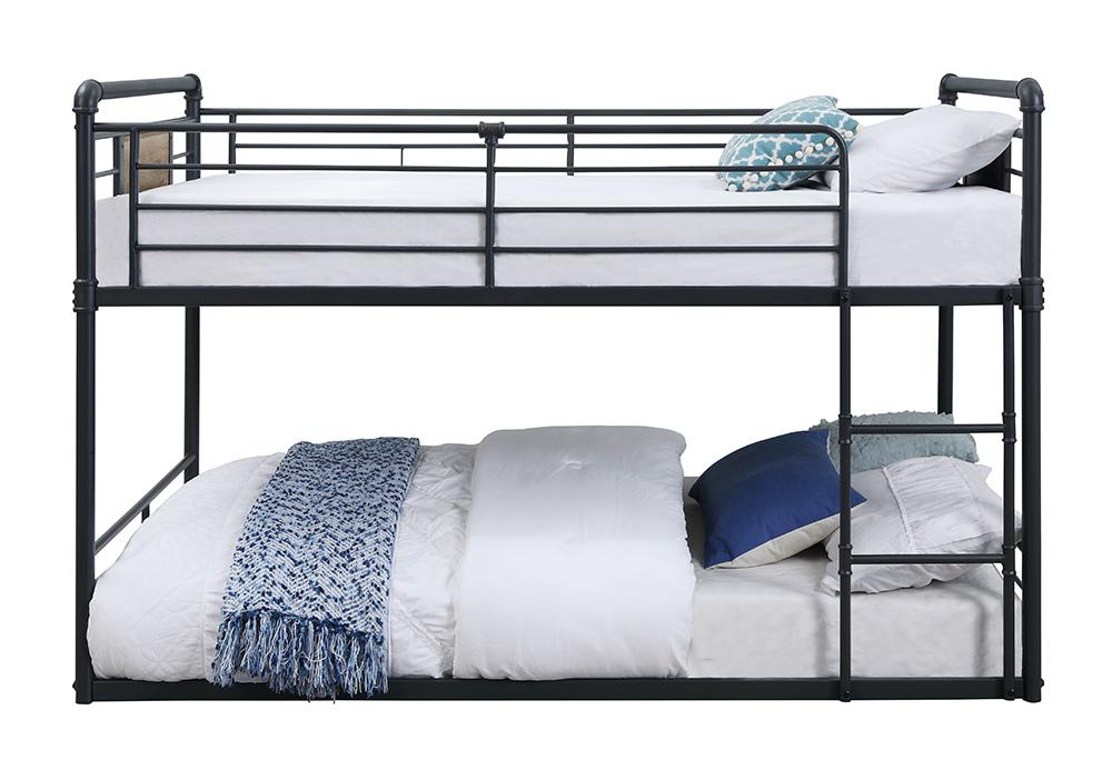 ACME Furniture - Cordelia Bunk Bed (T/T) - Antique Oak, Sandy Black & Dark Bronze Hand-Brushed Finish - 38285 veiw 6