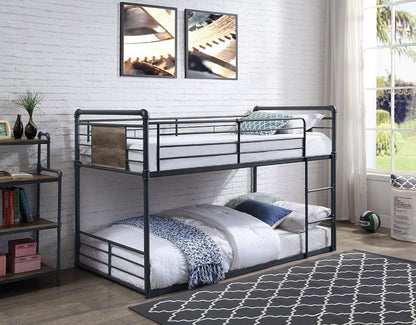 ACME Furniture - Cordelia Bunk Bed (T/T) - Antique Oak, Sandy Black & Dark Bronze Hand-Brushed Finish - 38285 veiw 7