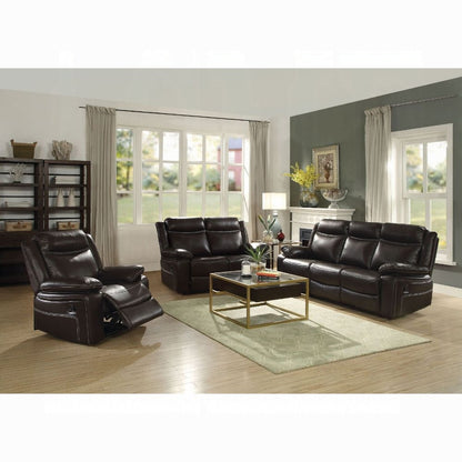 ACME Furniture - Corra Motion Loveseat - Espresso Synthetic Leather - 52051 veiw 2