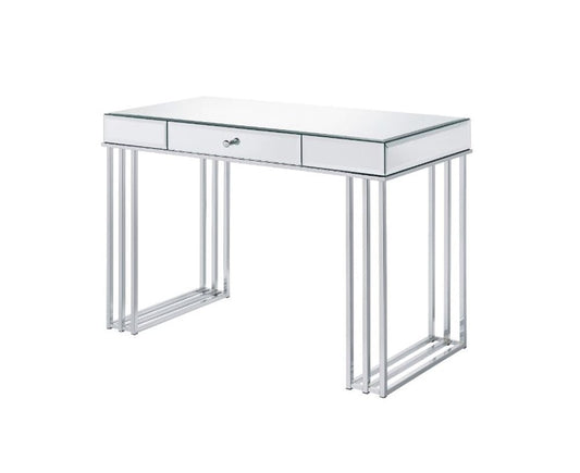 ACME Furniture - Critter - Writing Desk - Mirrored and Chrome Finish - 92979 view 1