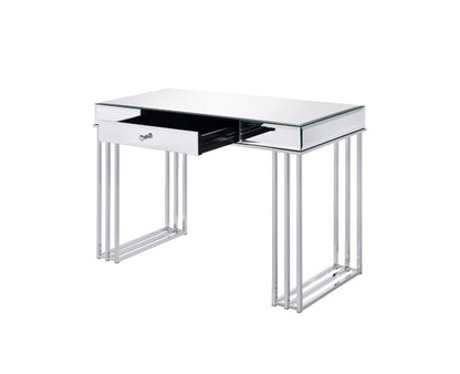 ACME Furniture - Critter - Writing Desk - Mirrored and Chrome Finish - 92979 view 2