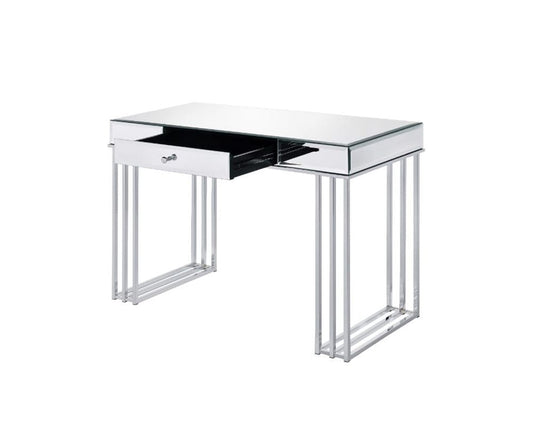 ACME Furniture - Critter - Writing Desk - Mirrored and Chrome Finish - 92979 view 2
